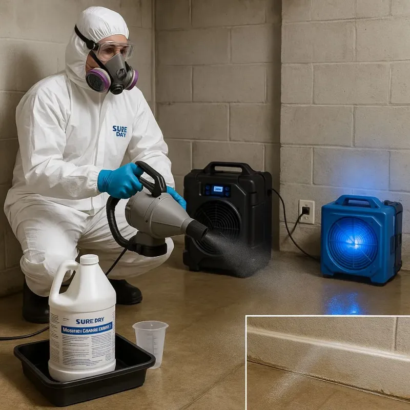 Sanitization and Odor Removal process in Napoleonville, LA